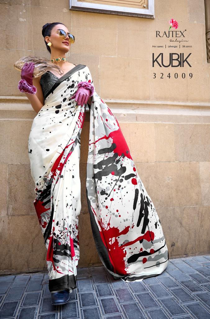 Kubik By Rajtex Printes Saree Catalog